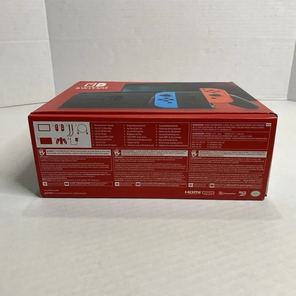 Nintendo Switch Box Only With Inserts